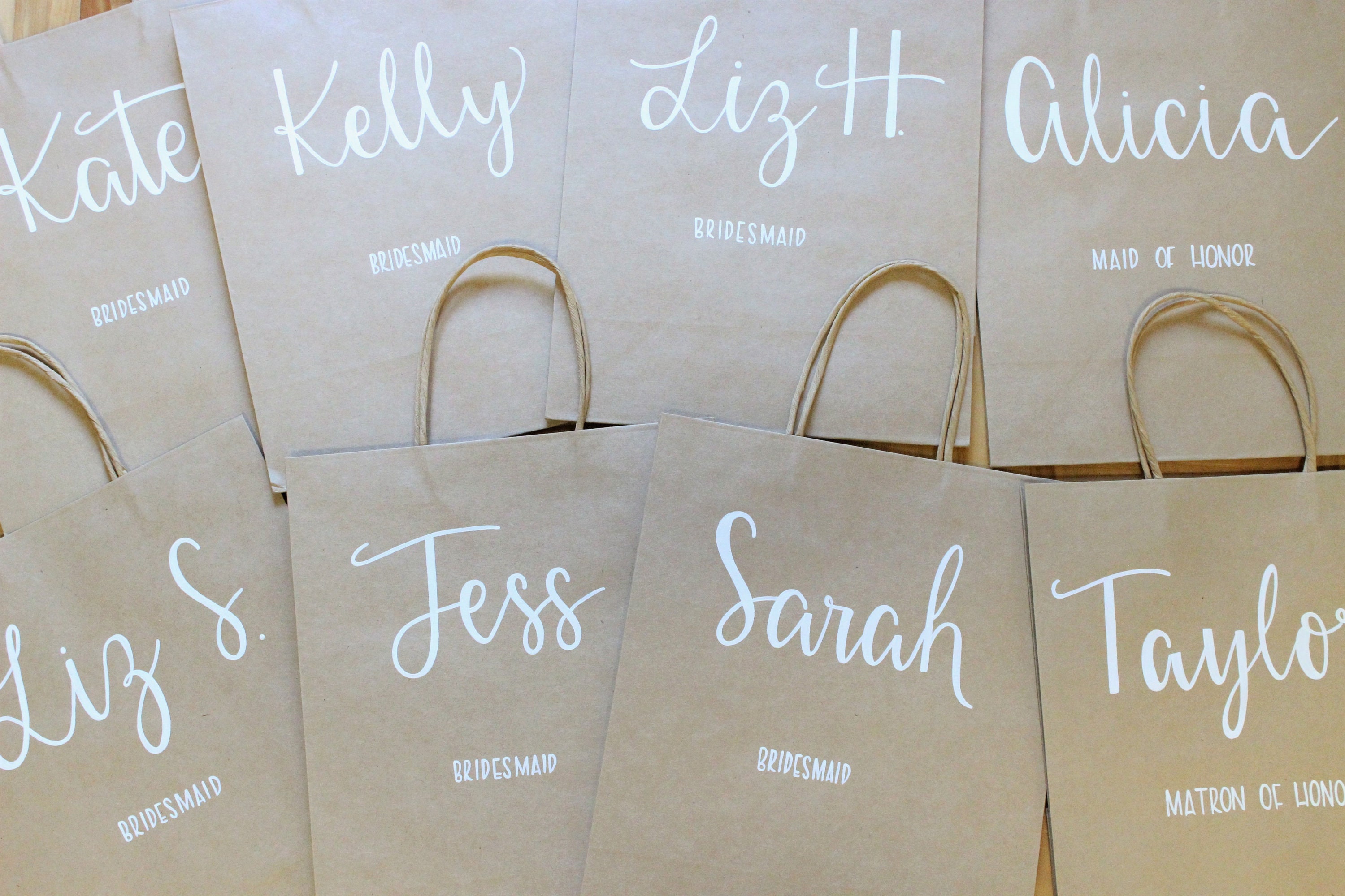 Bachelorette Party Gift Bags Custom Gift Bags Wedding Gift Etsy