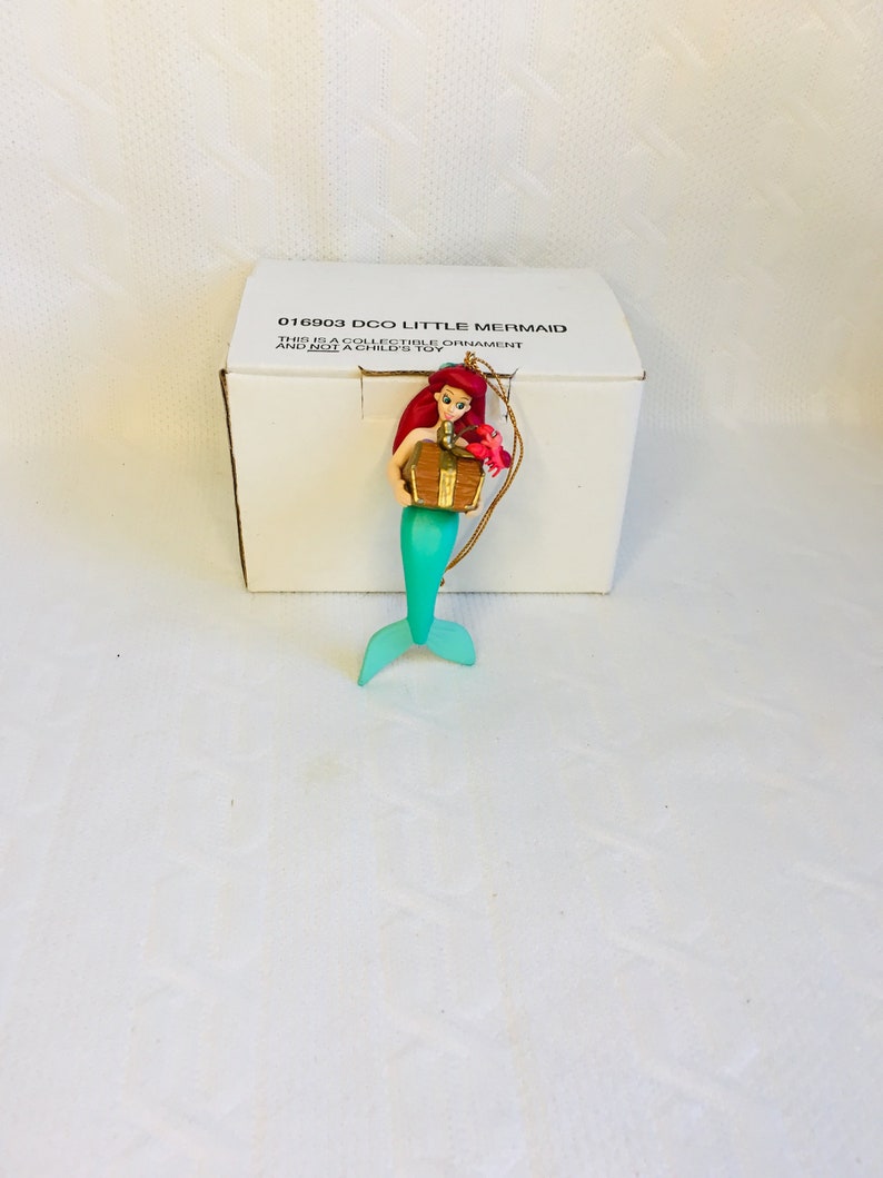 Disney Grolier The Little Mermaid Christmas Ornament-DCO 016903-With Original Box