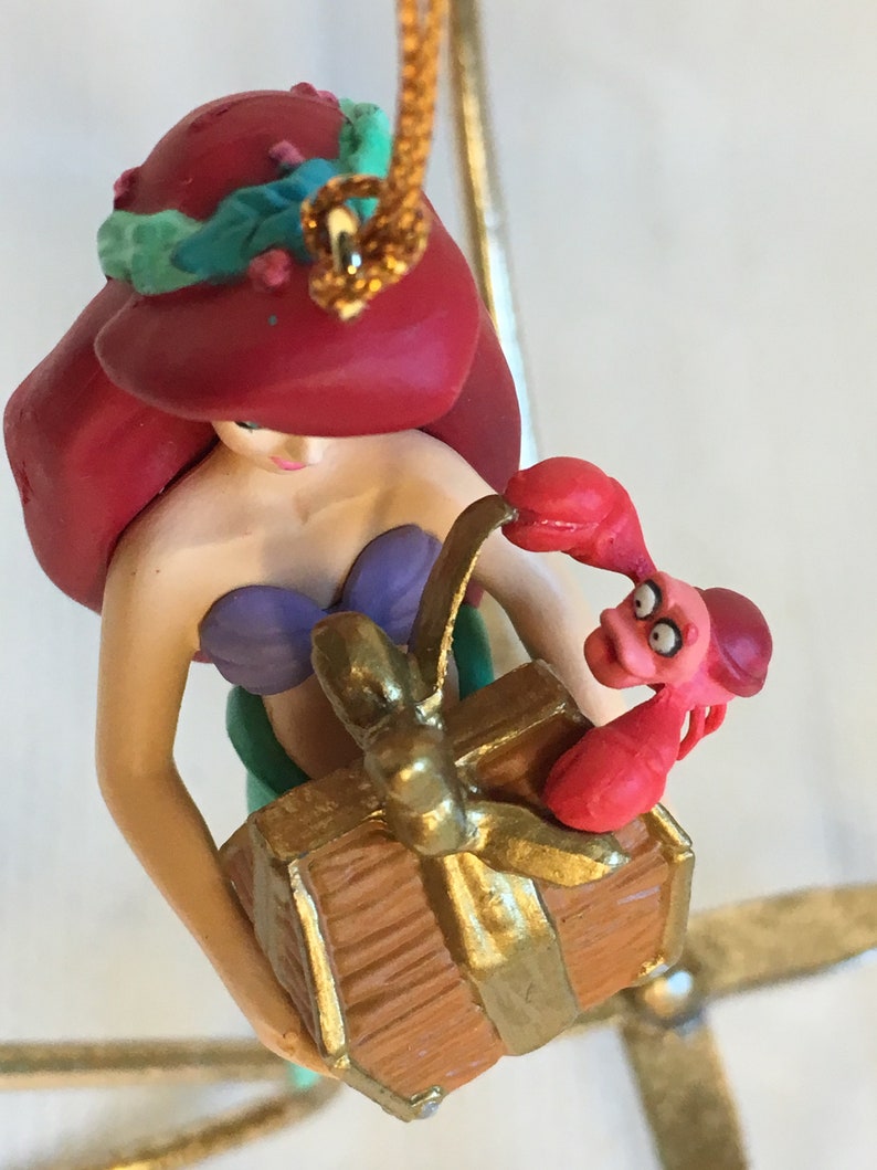 Disney Grolier The Little Mermaid Christmas Ornament-DCO 016903-With Original Box