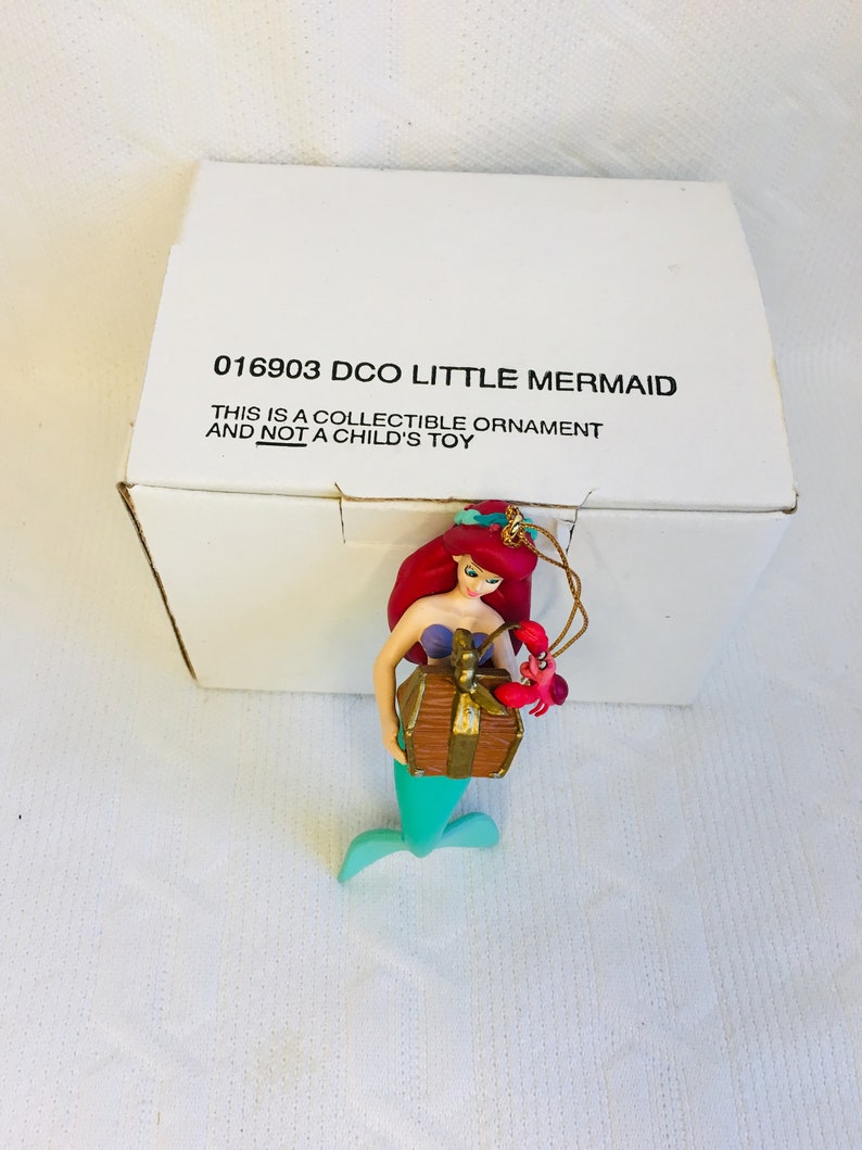 Disney Grolier The Little Mermaid Christmas Ornament-DCO 016903-With Original Box