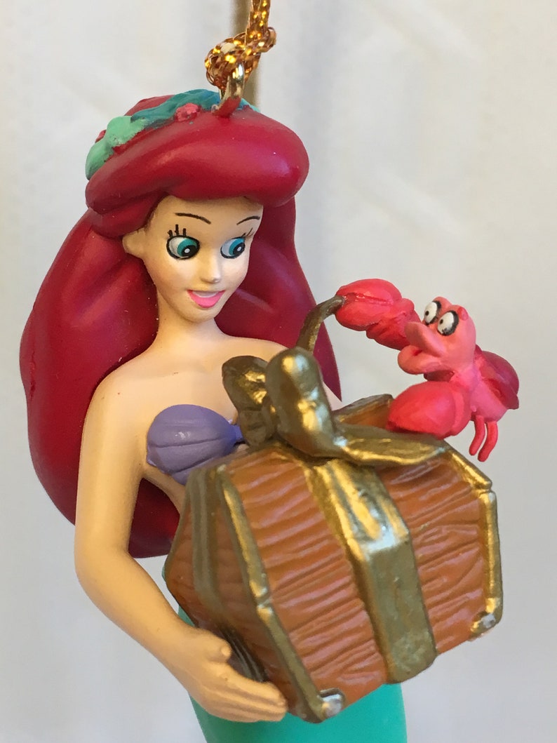 Disney Grolier The Little Mermaid Christmas Ornament-DCO 016903-With Original Box