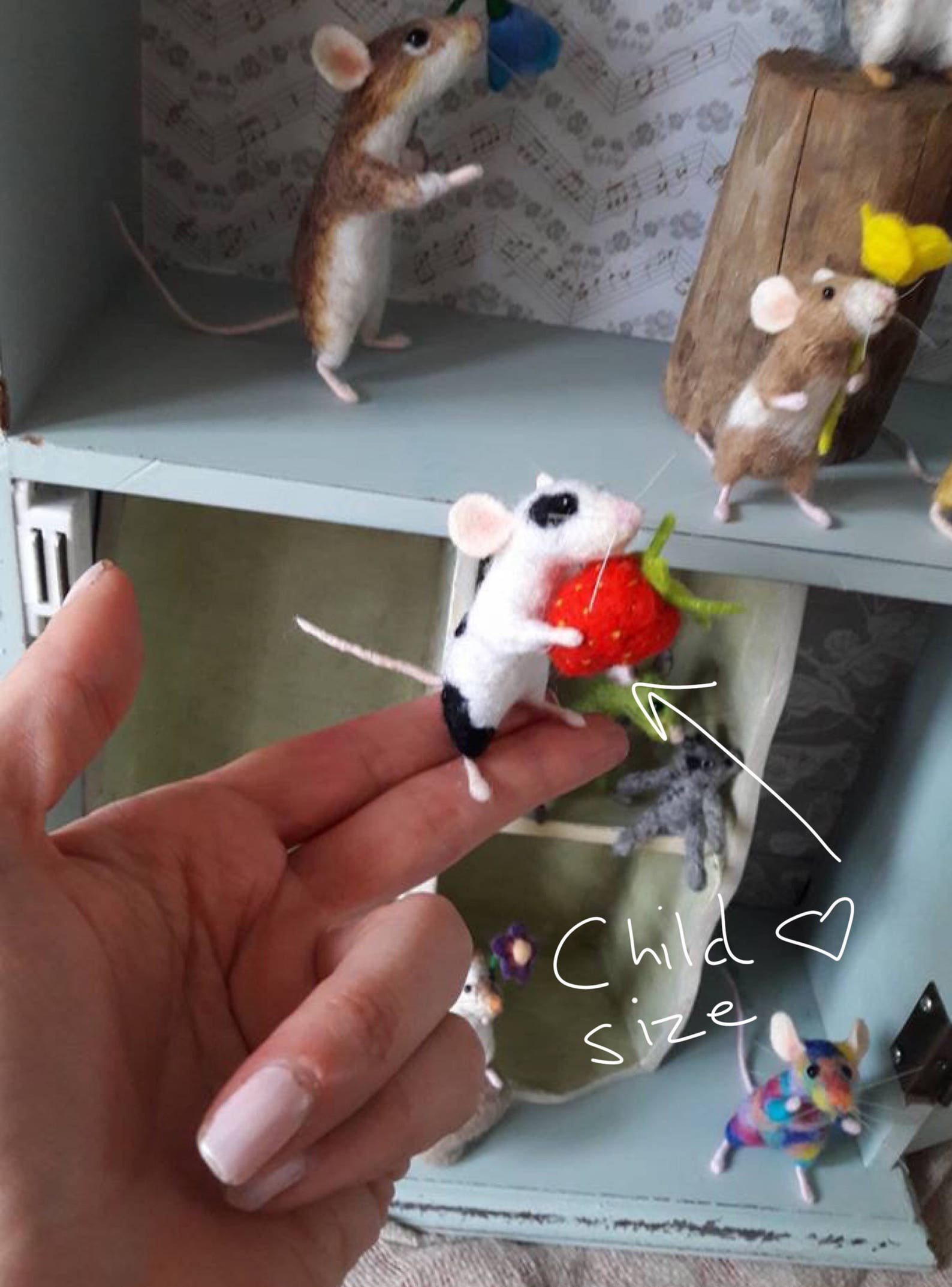 Needle Felt Mouse ARMATURE wire frame to make your own Etsy