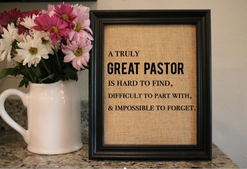 Pastor Appreciation Print Pastor Gift Pastor Retirement | Etsy